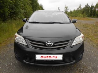 2012 Toyota Corolla X (E140, E150) Рестайлинг, чёрный, 1280000 рублей, вид 3