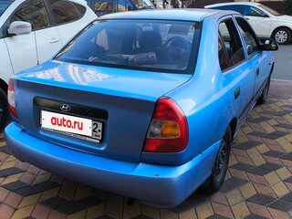 2005 Hyundai Accent ТагАЗ II, фиолетовый, 160000 рублей, вид 5