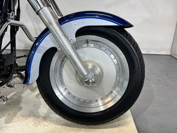 1999 Harley-Davidson Fat Boy, синий, 780000 рублей - вид 12