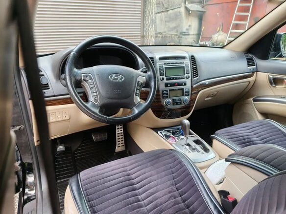 2010 Hyundai Santa Fe II Рестайлинг, чёрный, 1295000 рублей - вид 8
