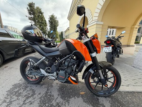 2014 KTM 200 Duke, чёрный, 250000 рублей, вид 5