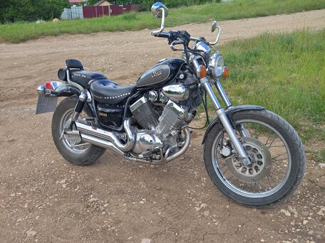 1992 Yamaha XV400 Virago, чёрный, 250000 рублей, вид 1