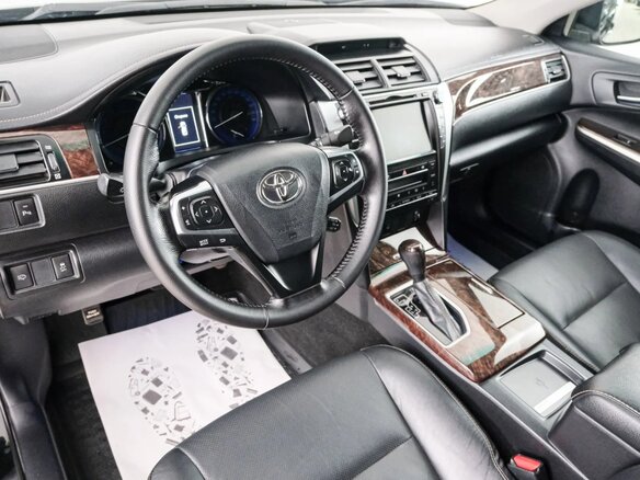 2016 Toyota Camry VII (XV50) Рестайлинг, чёрный - вид 7