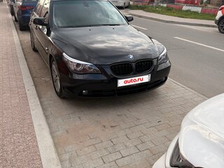2004 BMW 5 серии 525i V (E60/E61), чёрный, 870000 рублей, вид 4