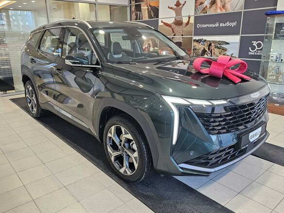 2026 Geely Atlas II, зелёный - вид 1