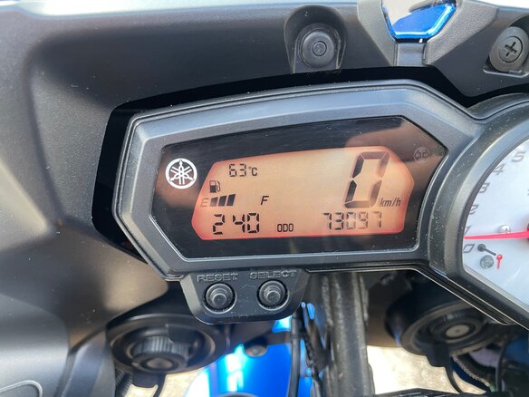 2011 Yamaha FZ8, синий, 650000 рублей - вид 7