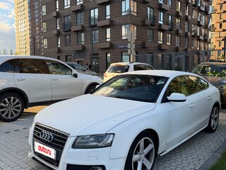 2009 Audi A5 I (8T), белый, 1350000 рублей, вид 2