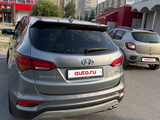 2017 Hyundai Santa Fe III Рестайлинг, серый, 2180000 рублей, вид 4