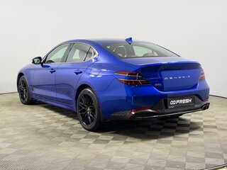 2022 Genesis G70 I Рестайлинг, синий, 2920000 рублей, вид 2