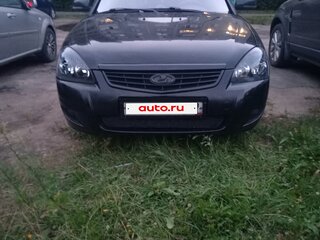 2007 Lada (ВАЗ) Priora I, чёрный, 170000 рублей, вид 2