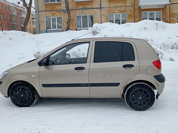 2008 Hyundai Getz I Рестайлинг, бежевый, 465000 рублей - вид 3