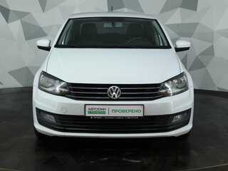 2016 Volkswagen Polo V Рестайлинг, белый, 849000 рублей, вид 2