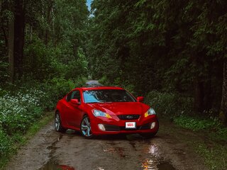 2010 Hyundai Genesis Coupe I, красный, 1360000 рублей, вид 3