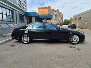 2018 Mercedes-Benz S-Класс 560 Long VI (W222, C217) Рестайлинг, чёрный, 5500000 рублей, вид 3