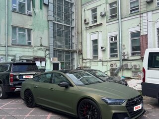 2019 Audi A7 55 TFSI II (4K), синий, 4800000 рублей, вид 1
