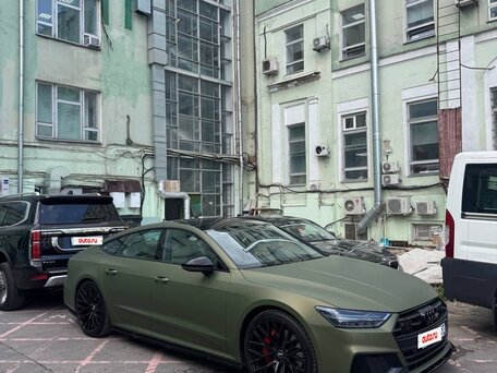 2019 Audi A7 55 TFSI II (4K), синий, 4800000 рублей, вид 1