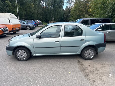 2008 Renault Logan I, зелёный, 280000 рублей, вид 4