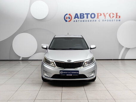 2014 Kia Rio III, серебристый, 737000 рублей, вид 3