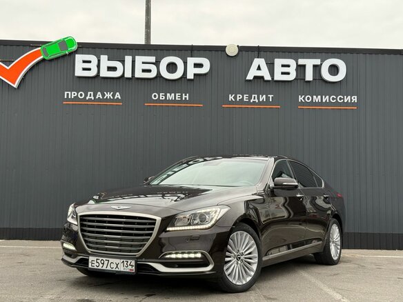 2018 Genesis G80 I, коричневый, 2499000 рублей