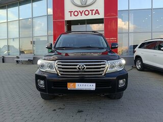 2013 Toyota Land Cruiser 200 Series Рестайлинг 1, чёрный, 3199000 рублей, вид 2