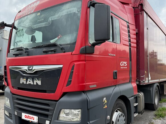 2020 MAN TGX, красный - вид 3
