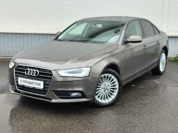 2014 Audi A4 IV (B8) Рестайлинг, коричневый - вид 1