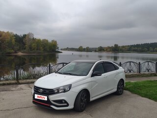 2022 Lada (ВАЗ) Vesta Sport I, белый, 1850000 рублей, вид 1