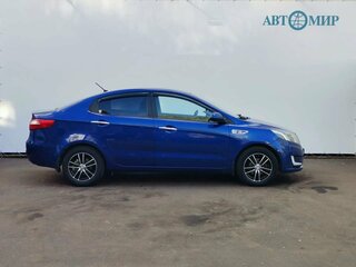 2012 Kia Rio 4-speed III, синий, 809000 рублей, вид 4