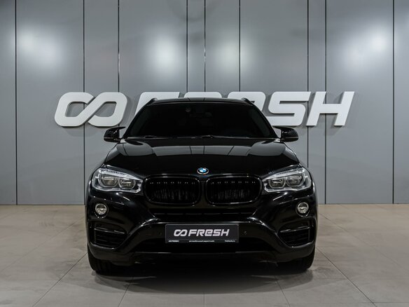 2015 BMW X6 30d II (F16), чёрный, 3999000 рублей - вид 2