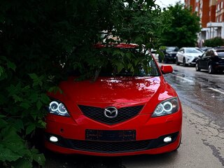 2007 Mazda 3 I (BK) Рестайлинг, красный, 365000 рублей, вид 4