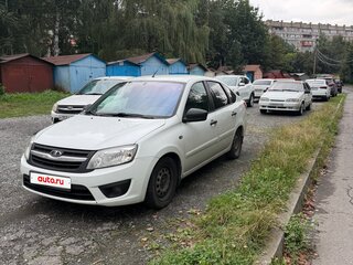 2014 Lada (ВАЗ) Granta I, белый, 325000 рублей, вид 1
