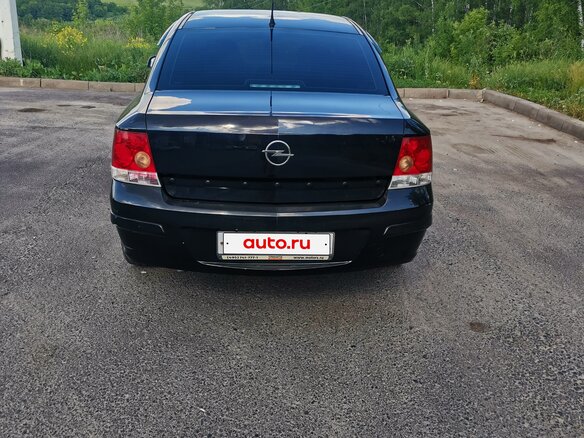 2008 Opel Astra H Рестайлинг, чёрный - вид 3