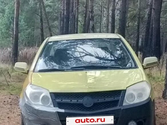 2008 Geely MK I, жёлтый