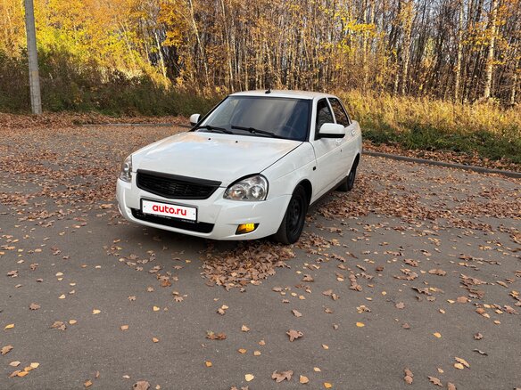 2013 Lada (ВАЗ) Priora I Рестайлинг, белый, 280000 рублей - вид 6