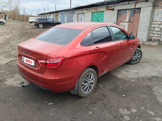 2018 Lada (ВАЗ) Vesta I, красный, 1100000 рублей, вид 3