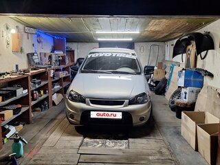2006 Lada (ВАЗ) Kalina I, бежевый, 290000 рублей, вид 1
