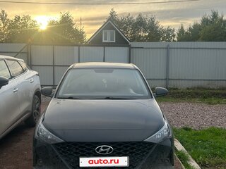2020 Hyundai Solaris II Рестайлинг, чёрный, 1150000 рублей, вид 2