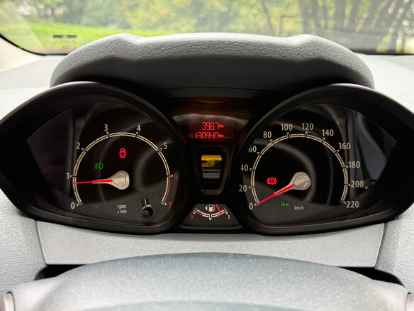 2008 Ford Fiesta Mk6, синий - вид 22