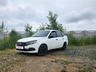 2019 Lada (ВАЗ) Granta I Рестайлинг, белый, 385000 рублей, вид 1