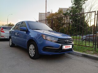 2019 Lada (ВАЗ) Granta I Рестайлинг, синий, 640000 рублей, вид 2