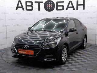 2018 Hyundai Solaris II, чёрный, 1149000 рублей, вид 1