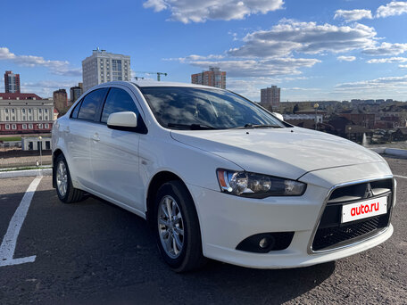 2012 Mitsubishi Lancer X Рестайлинг, белый, 760000 рублей, вид 4