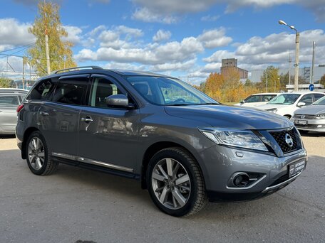 2014 Nissan Pathfinder IV, серый, 1850000 рублей, вид 4
