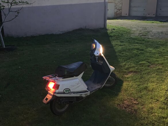 1986 Honda Tact, белый, 30000 рублей - вид 5
