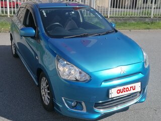 2014 Mitsubishi Mirage VI, голубой, 550000 рублей, вид 5