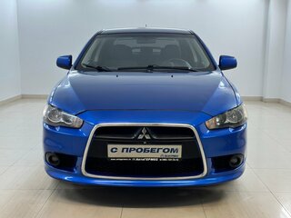 2011 Mitsubishi Lancer X Рестайлинг, синий, 520000 рублей, вид 2