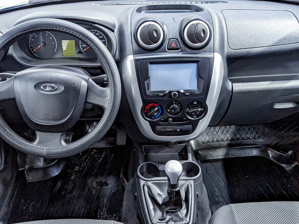 2014 Lada (ВАЗ) Granta I, серый, 414000 рублей - вид 8