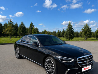 2021 Mercedes-Benz S-Класс 450 Long 4MATIC VII (W223), чёрный, 10800000 рублей, вид 4