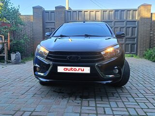 2021 Lada (ВАЗ) Vesta I, чёрный, 1050000 рублей, вид 3