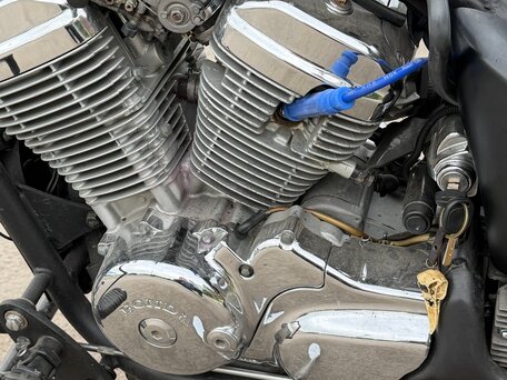 1992 Honda Steed 400, чёрный, 233000 рублей, вид 2